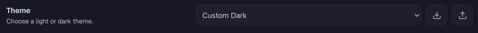 Custom Theme JSON